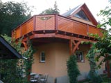 Balkonanlage, Zimmerei, Holzbau, Glashütte